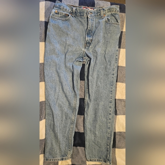 Old Navy Womens Blue Denim Straight Leg Jeans Size 12 Short - Picture 1 of 10